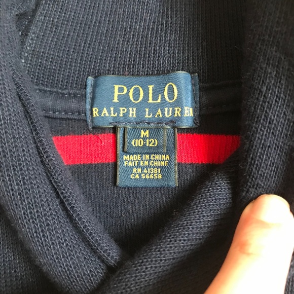 Boys Polo Sweatshirt - Picture 2 of 2
